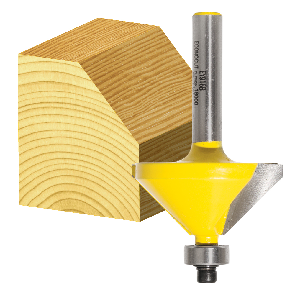 Chamfer bit sale for router